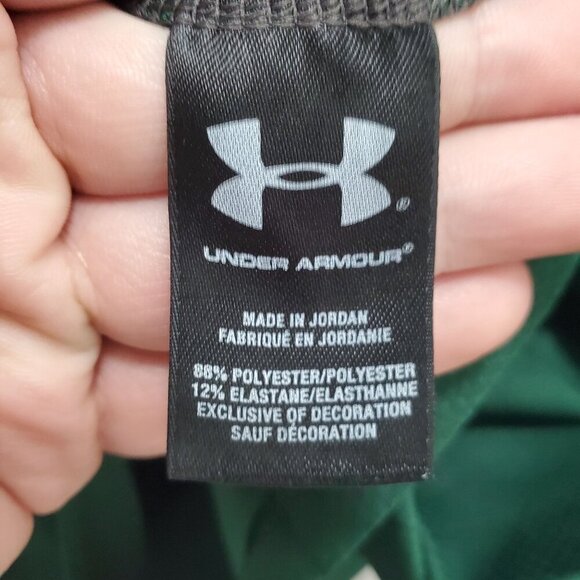 Under Armour UnderArmour Heat Gear Men's Dark Green Fitted‎ Athletic Top Size L - Picture 7 of 9
